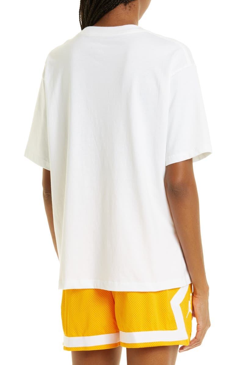 Jordan Flight Graphic Tee, Alternate, color, White/ Gym Red