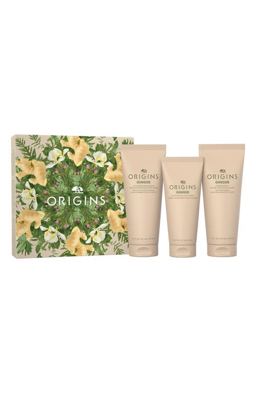 Origins Ginger Body Care 3-piece Set $54 Value In No Color