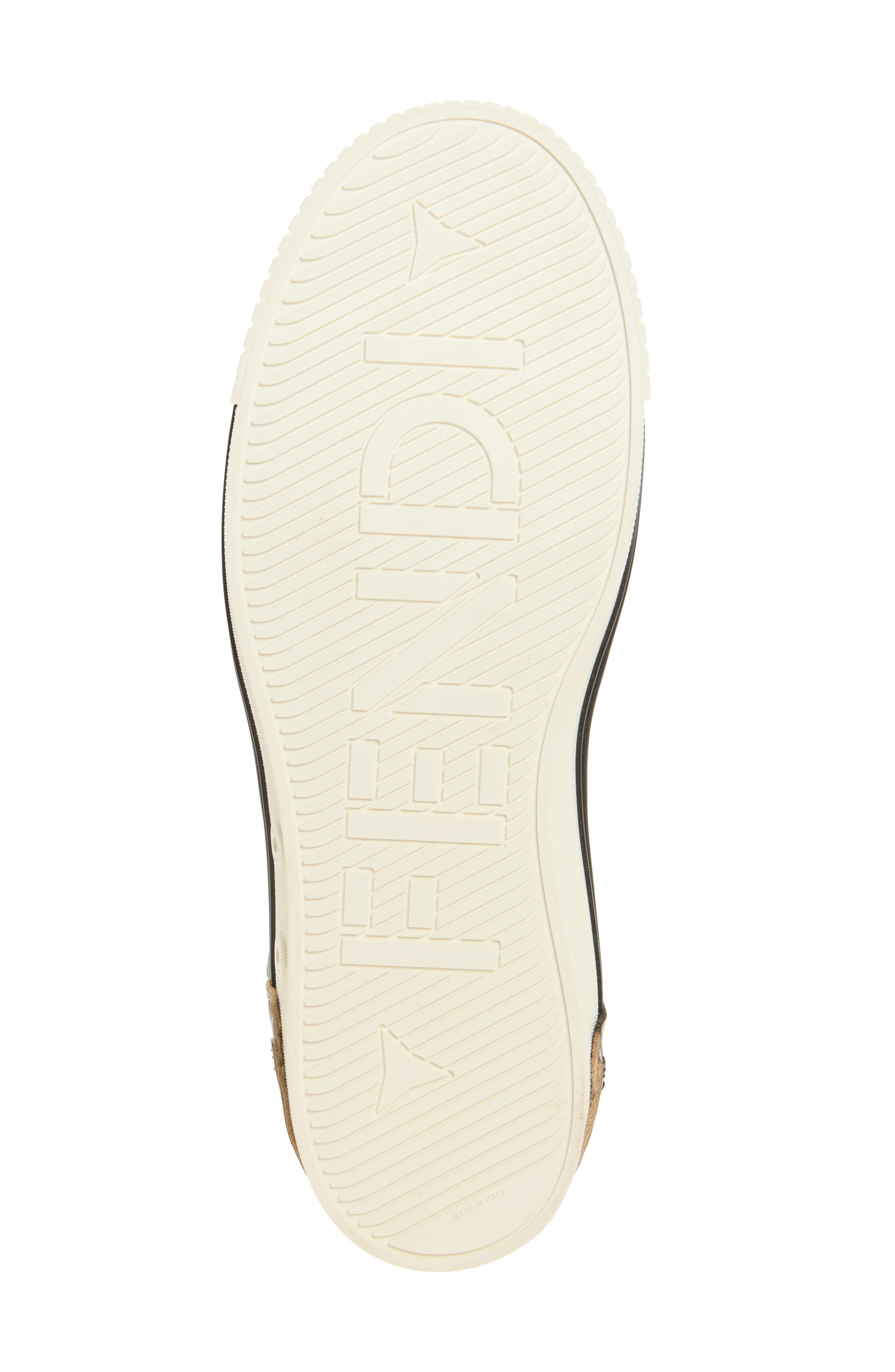 Fender Distressed High Top Sneaker, Alternate, color, NERO BEIGE NERO