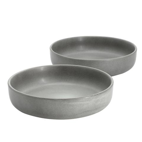 Bryant Park 2 Piece 8 Inch Stoneware Dinner Bowl Set