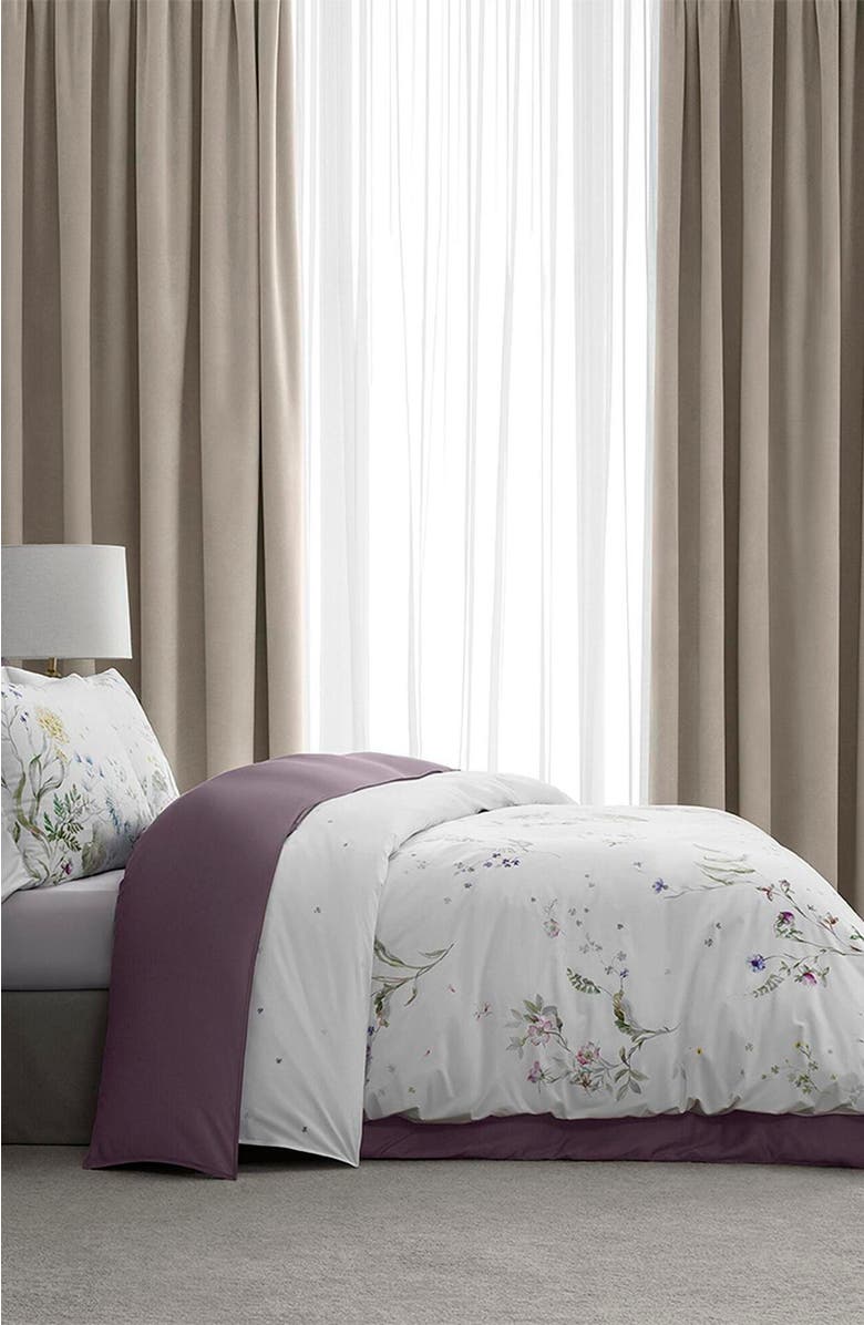 Togas Fleur flat sheet, Alternate, color, Grey