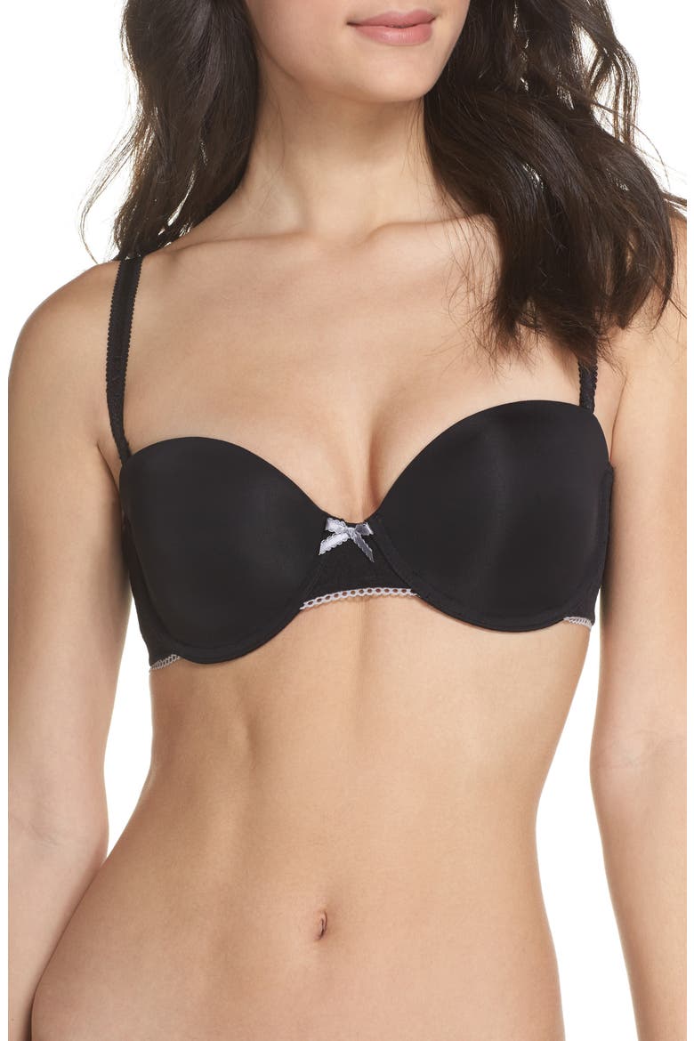 Modern Method Strapless Underwire Bra, Alternate, color, NIGHT