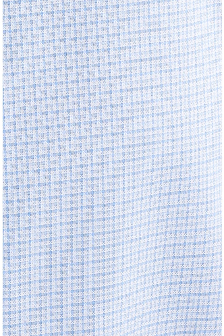 Trim Fit Premium Check Cotton Button-Up Shirt, Alternate, color, BLUE BONO PLAID
