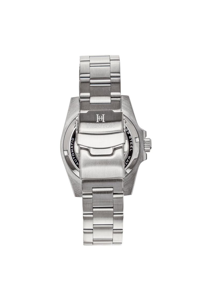 Luciano Bracelet Watch w/Date, Alternate, color, Black