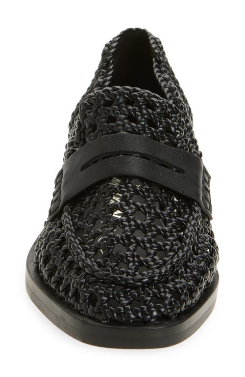 3.1 Phillip Lim Alexa Woven Penny Loafer In Black