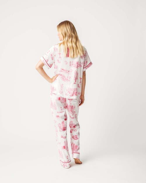 Katie Kime Pajama Pants Set In White
