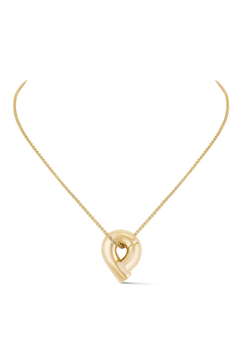 Oera Knot Pendant Necklace, Alternate, color, 18K YELLOW GOLD