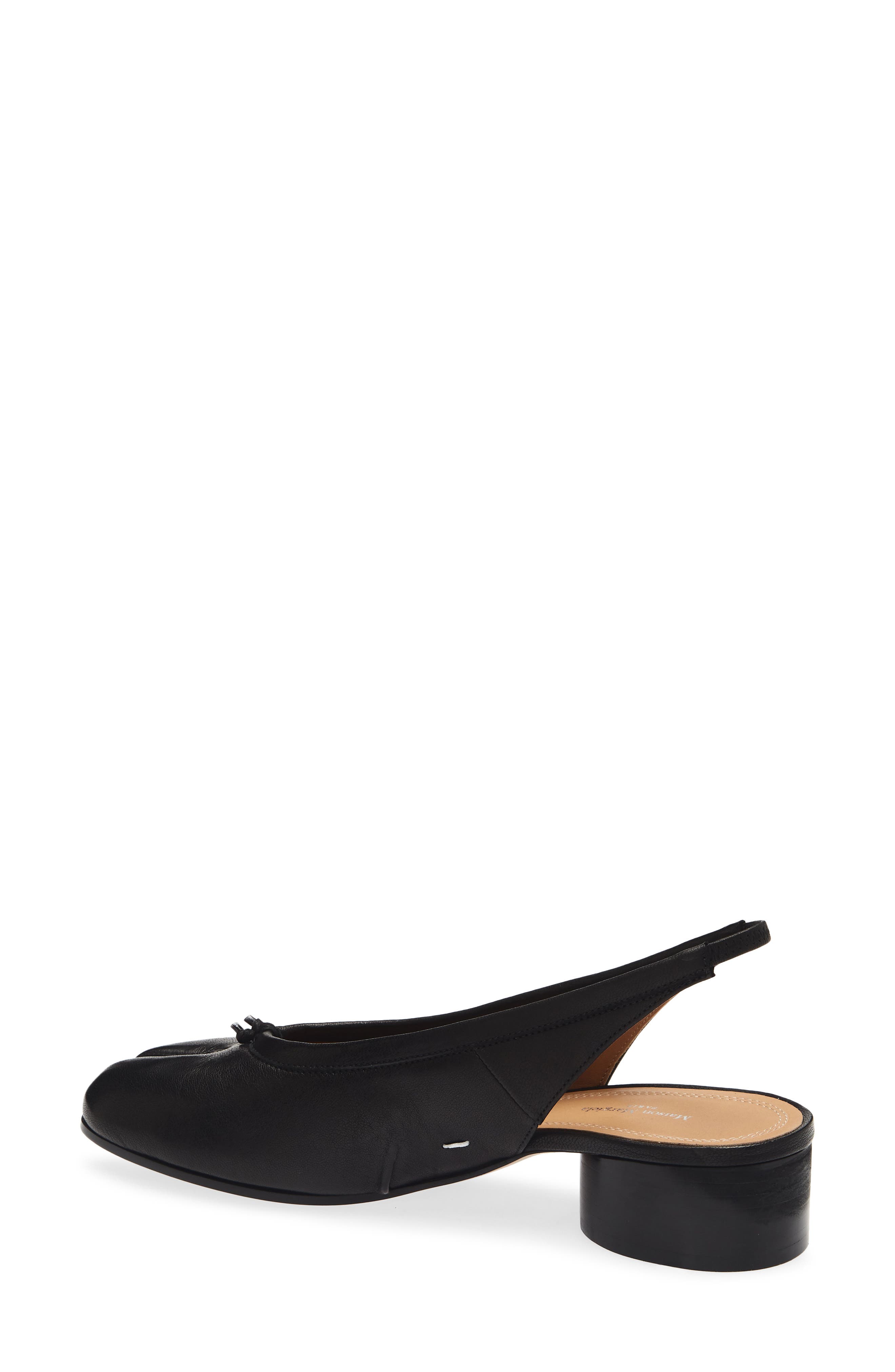 Maison Margiela Tabi Slingback Pump, Alternate, color, Black