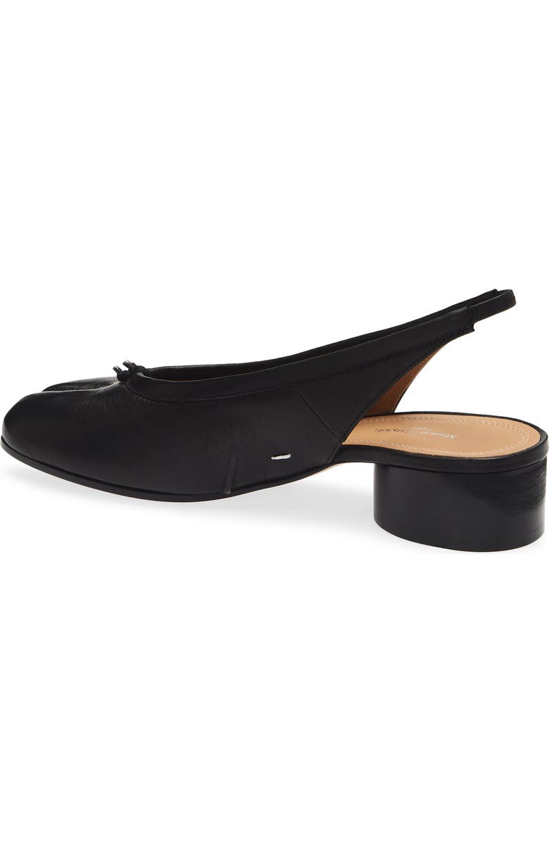 Maison Margiela Tabi Slingback Pump, Alternate, color, Black