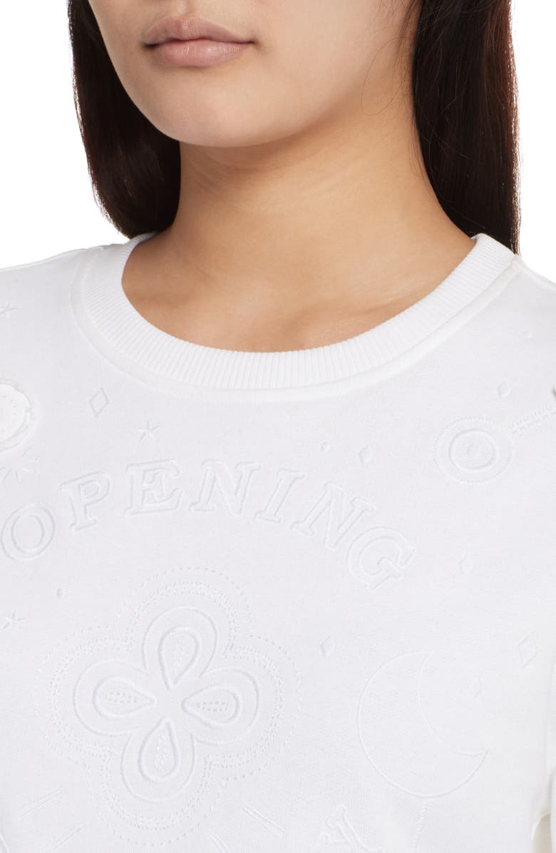 Opening Ceremony Embroidered Ruffle Hem Dress, Alternate, color,