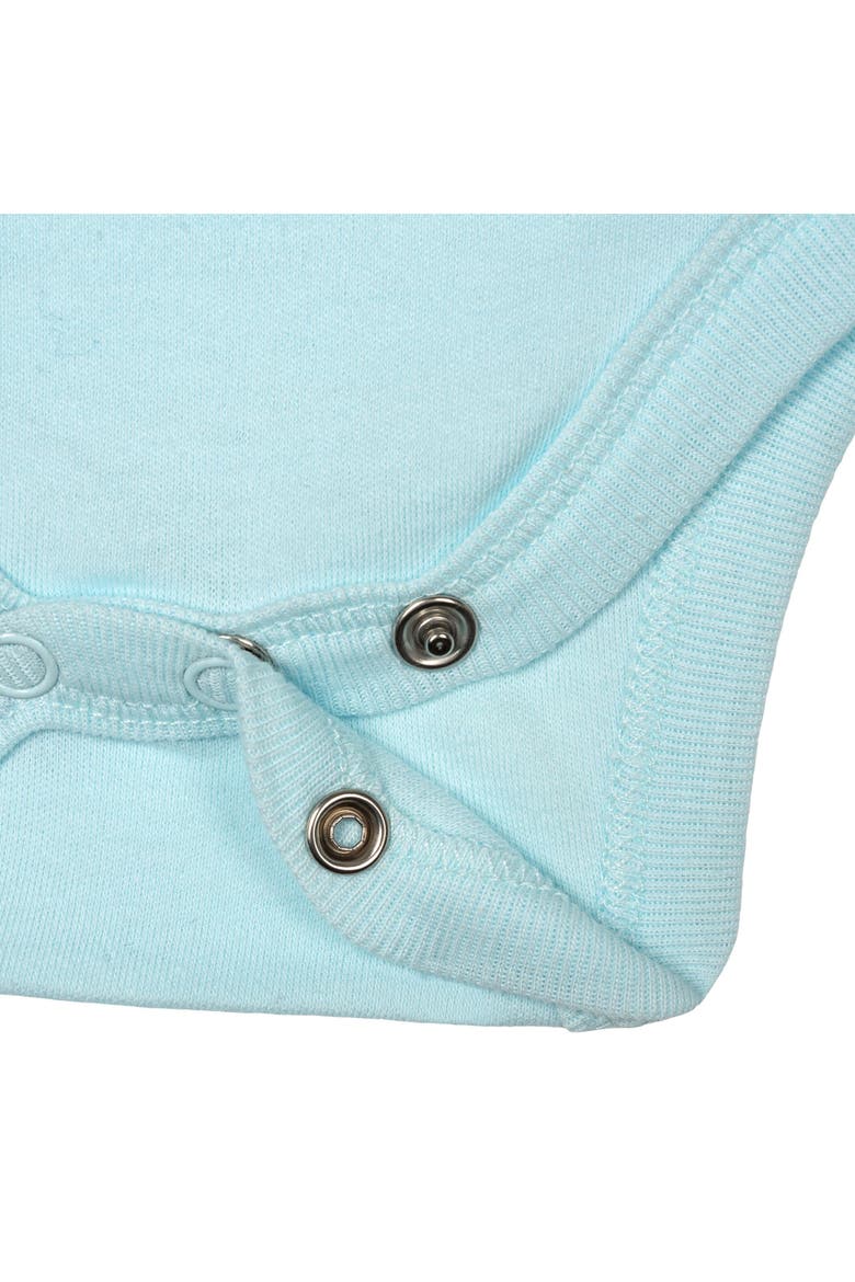 Jurassic Park Bodysuit and Hat Set, Alternate, color, Beta Light Blue