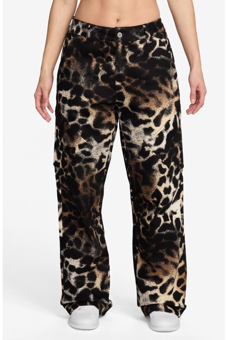 Chicago Print Pants, Main, color, ARCHAEO BROWN