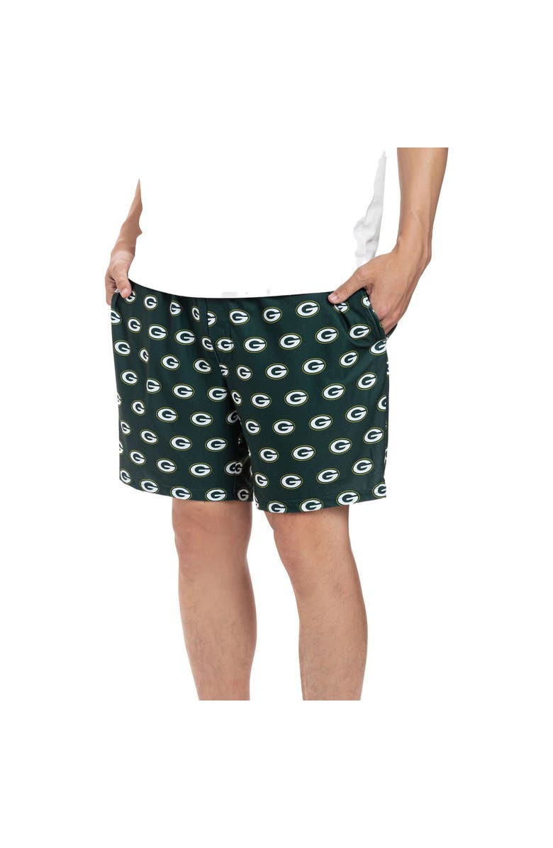 CONCEPTS SPORT Men's Concepts Sport Green Green Bay Packers Gauge Jam Two-Pack Shorts Set, Alternate, color,