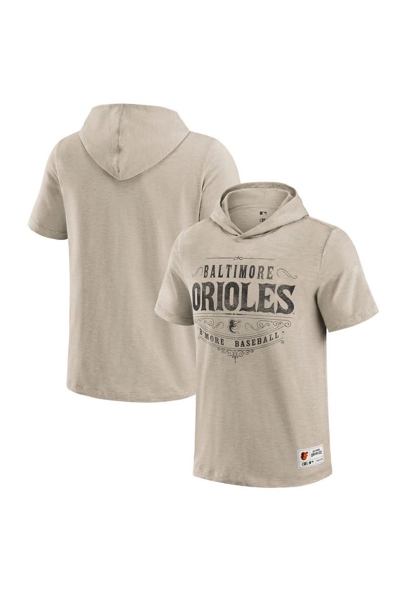 Men's Darius Rucker Collection by Fanatics  Tan Baltimore Orioles Hooded T-Shirt, Main, color, Tan