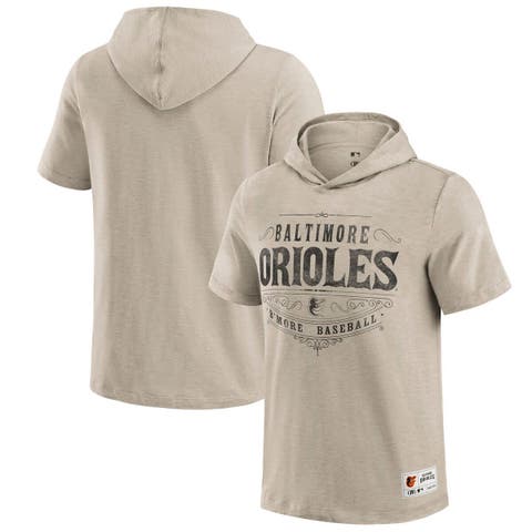 Men's Darius Rucker Collection by Fanatics  Tan Baltimore Orioles Hooded T-Shirt