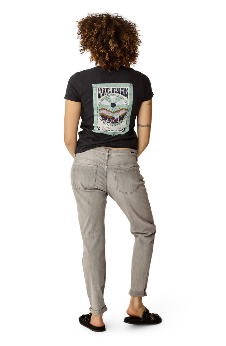 Carve Designs Cassidy Graphic Tee, Alternate, color, Black Poster