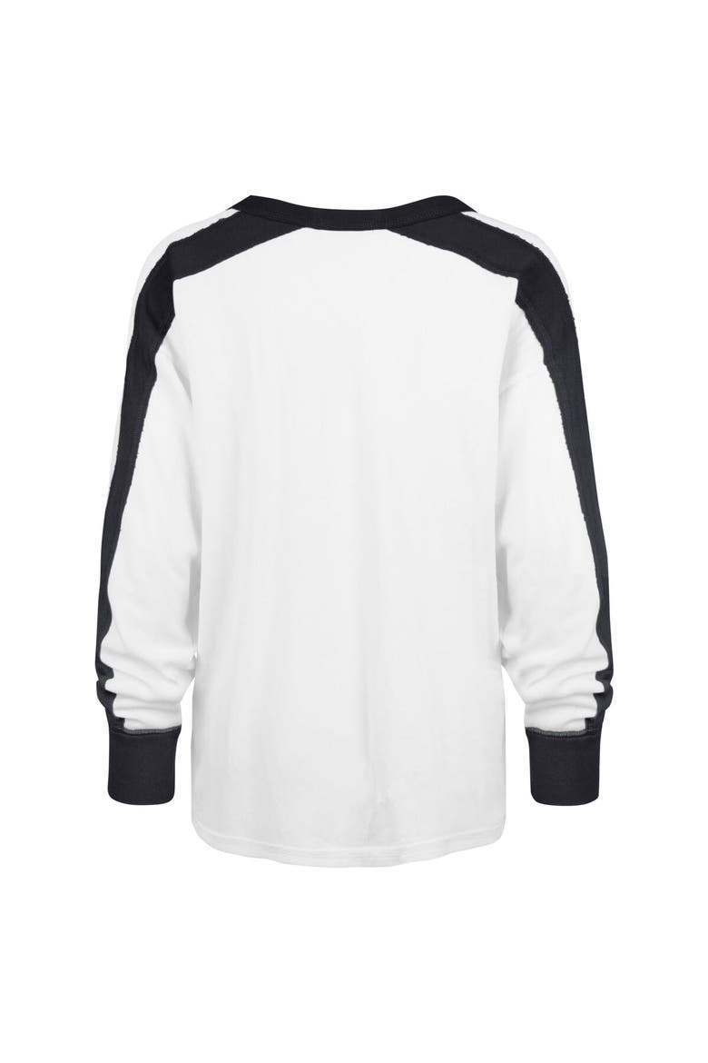 Women's '47 White Penn State Nittany Lions Premier Caribou Raglan Long Sleeve T-Shirt, Alternate, color, White