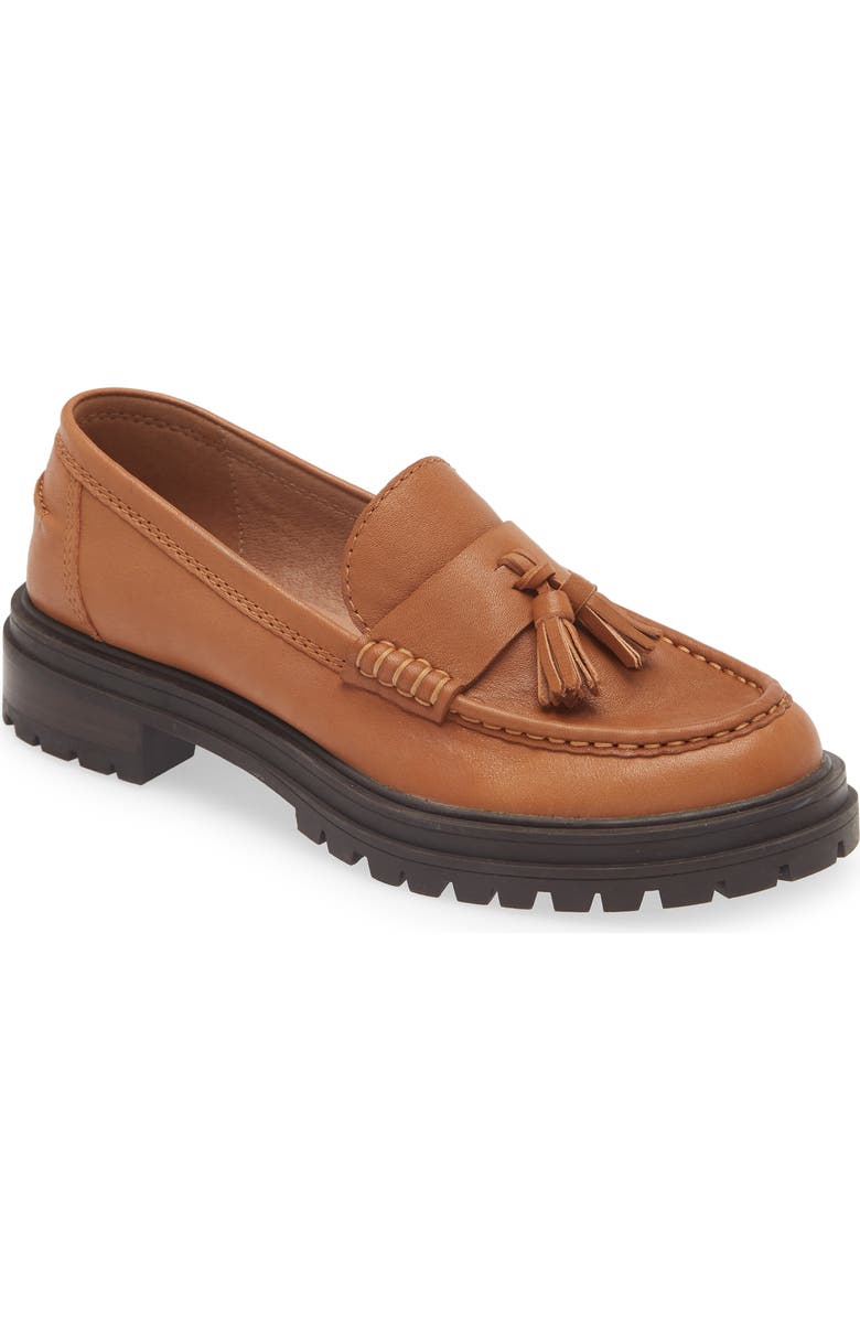 Madewell The Bradley Tassel Lugsole Loafer, Main, color,