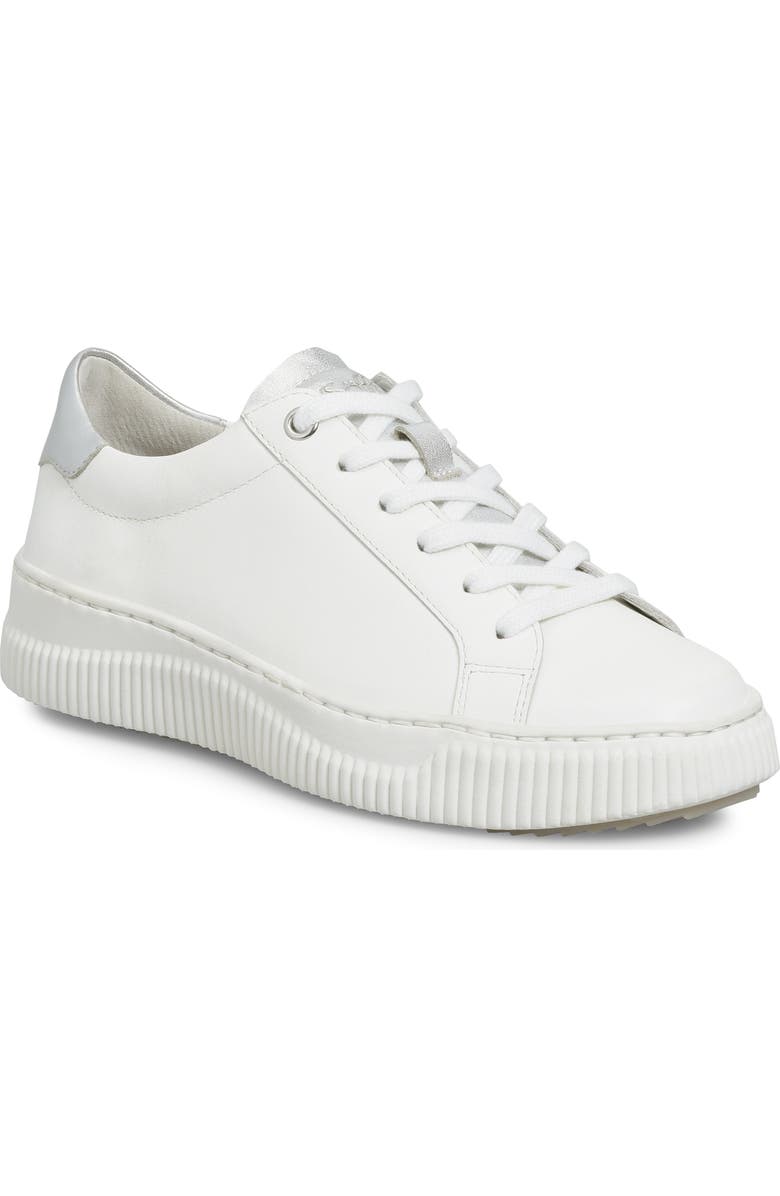 Söfft Fianna Sneaker, Main, color, White/ Silver