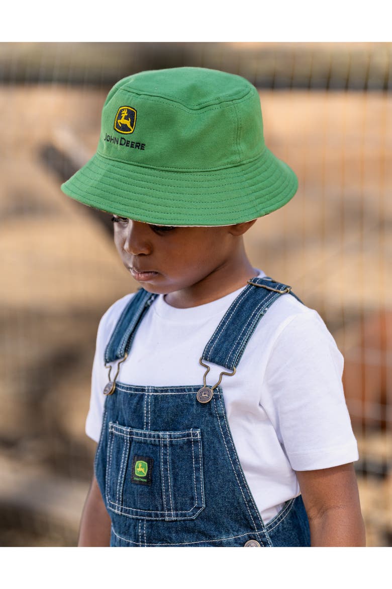 Sun Hat, Alternate, color, Green Tractor Print