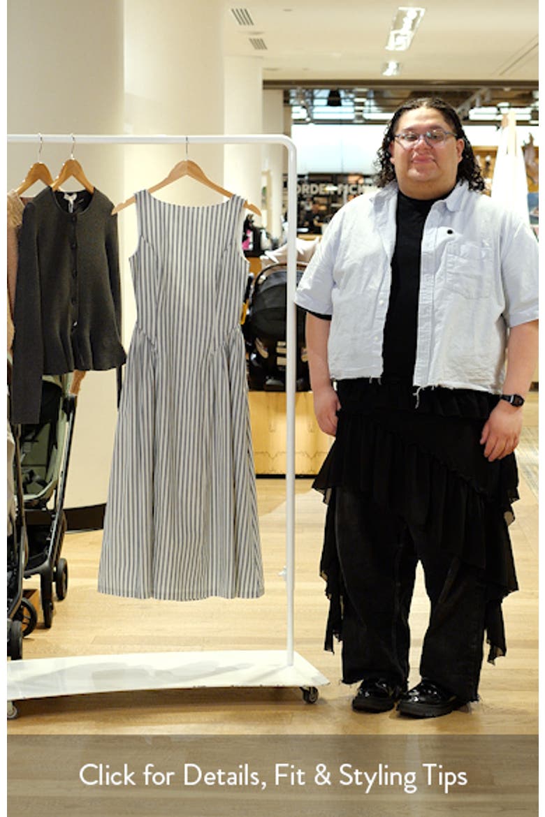 Olea Stripe Midi Dress video