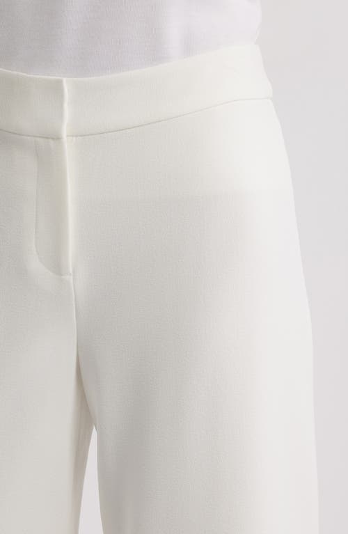 Tahari Asl Wide Leg Pants In White