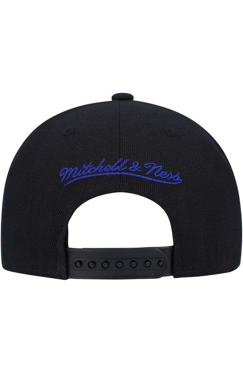 Mitchell & Ness Youth Mitchell & Ness Black/Royal Buffalo Bills Team Script Snapback Hat, Alternate, color, 