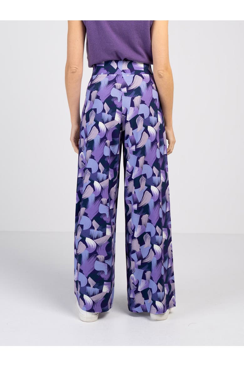 Geo Printed Palazzo Trousers, Alternate, color, Summer Geo