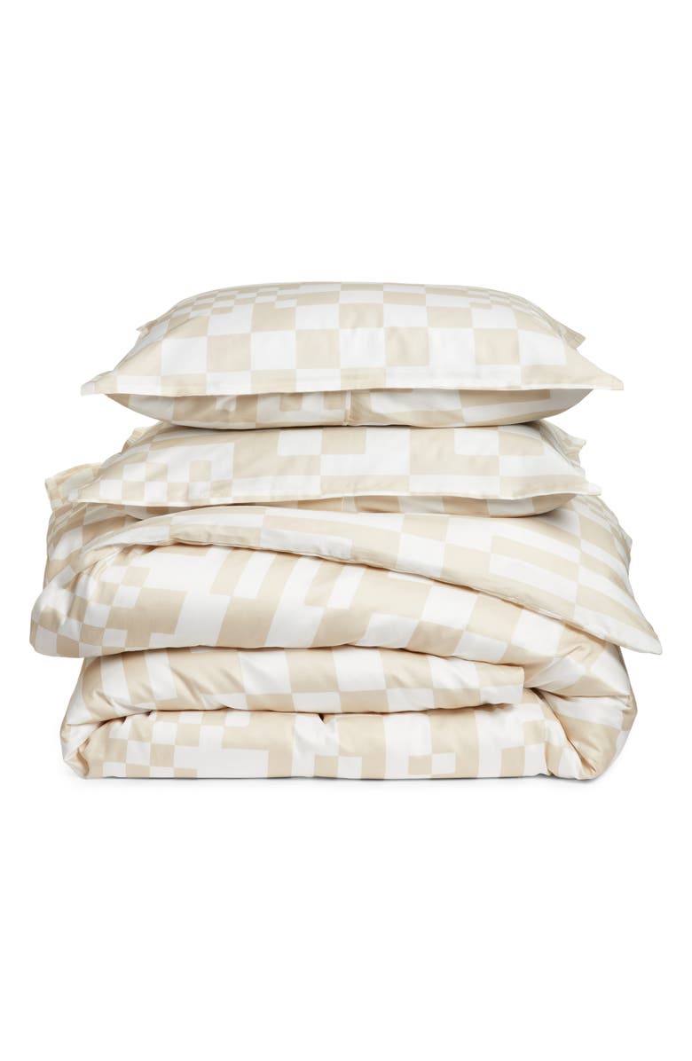 Dusen Dusen Check Duvet Cover & Sham Set, Main, color, 