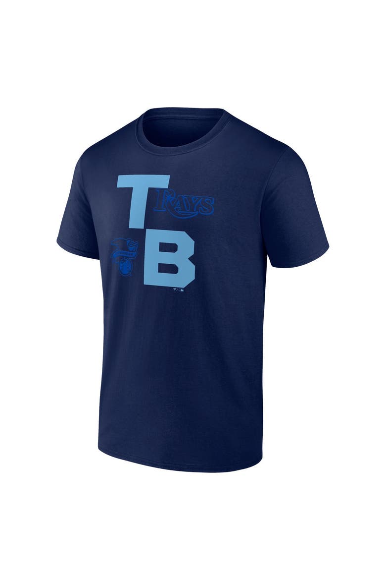 Men's Fanatics Navy Tampa Bay Rays Record Shattered T-Shirt, Alternate, color, Navy