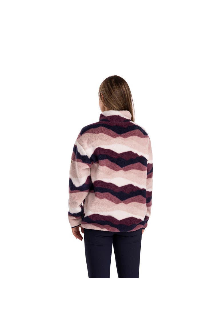 Ovie Mountain At200 Half Zip Fleece Top, Alternate, color, Pink and Purple and White