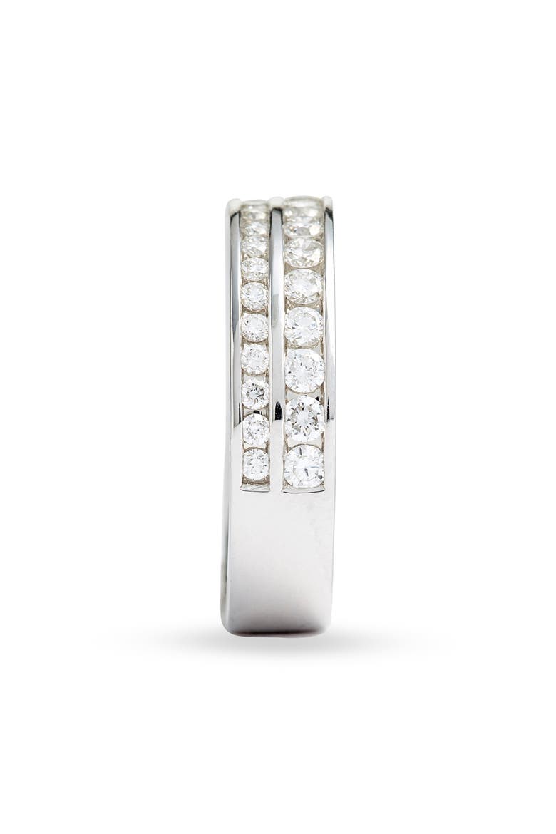 Audrey Double Row Diamond Band, Alternate, color, WHITE GOLD/ DIAMOND