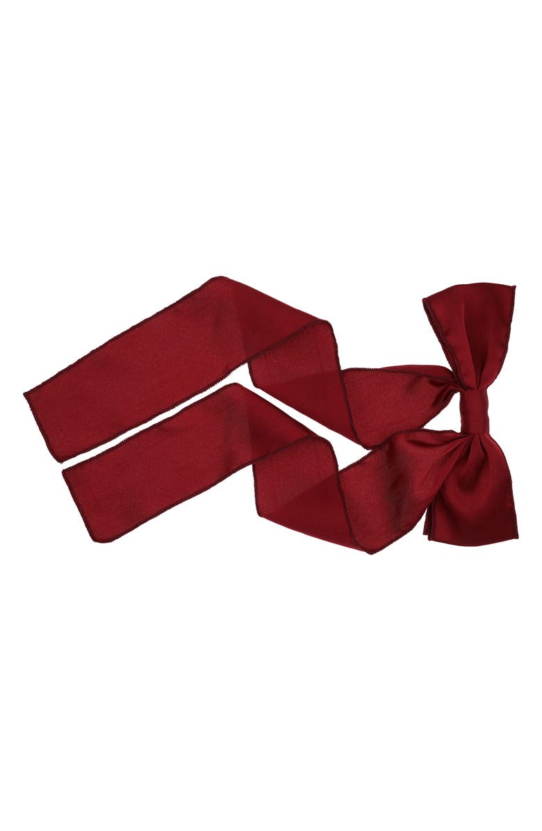 L. Erickson Ellie Bow Barrette, Main, color, Red