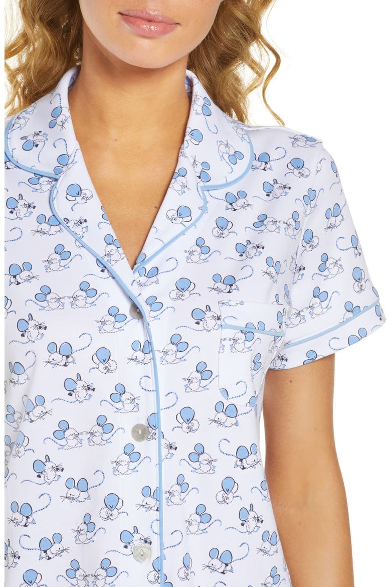 Gym Rats Short Pajamas, Alternate, color, BLUE