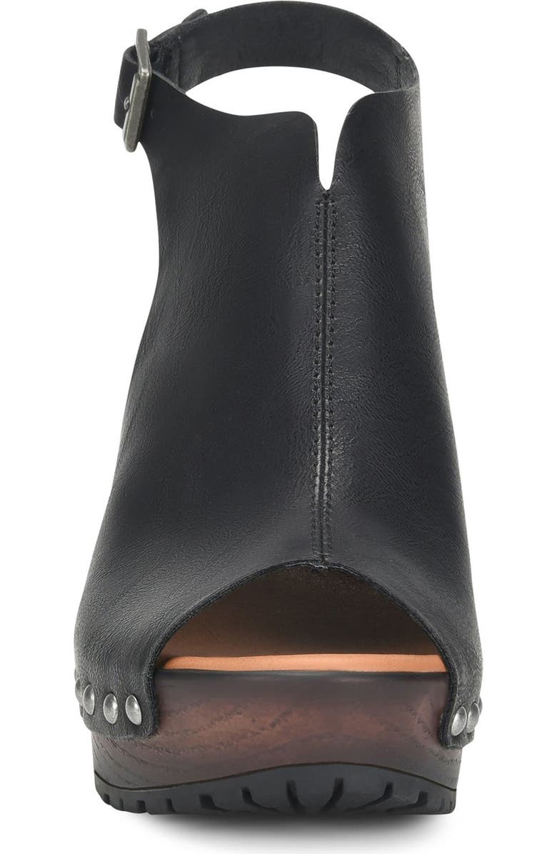 KORKS Arden Open Toe Heeled Sandal, Alternate, color, Black