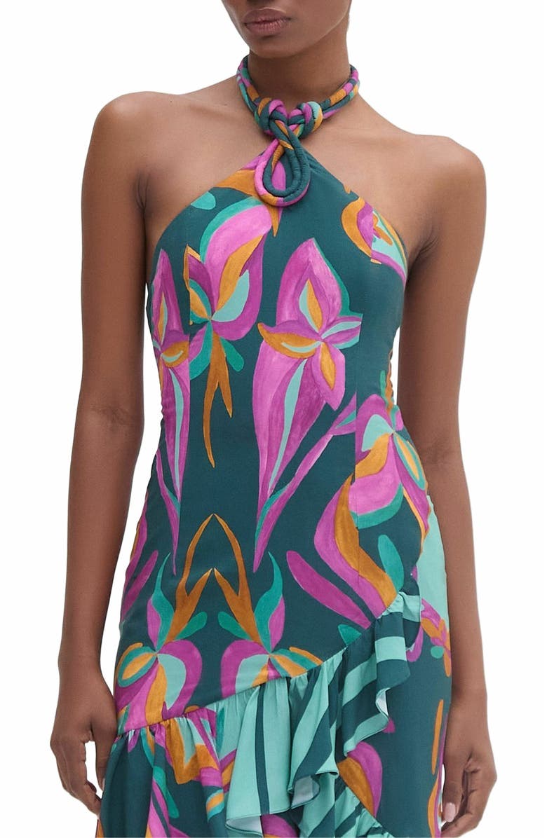 PatBO Aljezur Collar Dress, Alternate, color, 