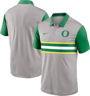 Nike Men's Nike Gray/Green Oregon Ducks Vapor Dri-FIT Polo