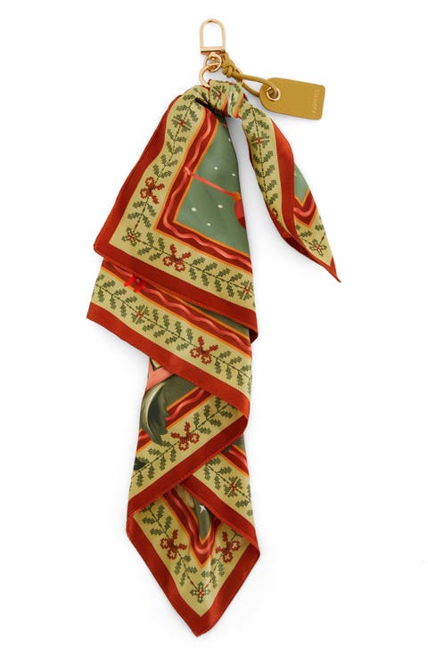 Snowy Rio Scarf Keychain