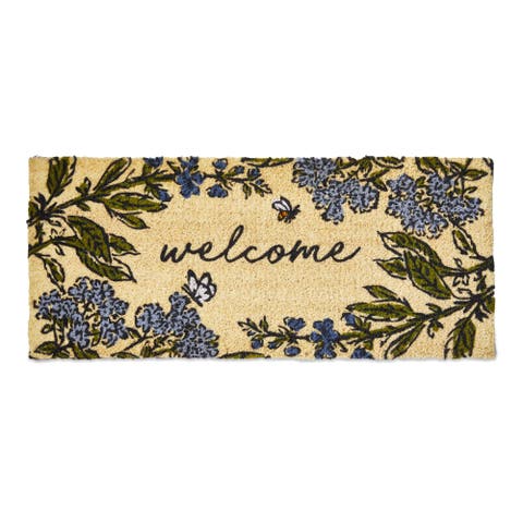 Sage Welcome Estate Coir Door Mat Multicolor Easy Clean