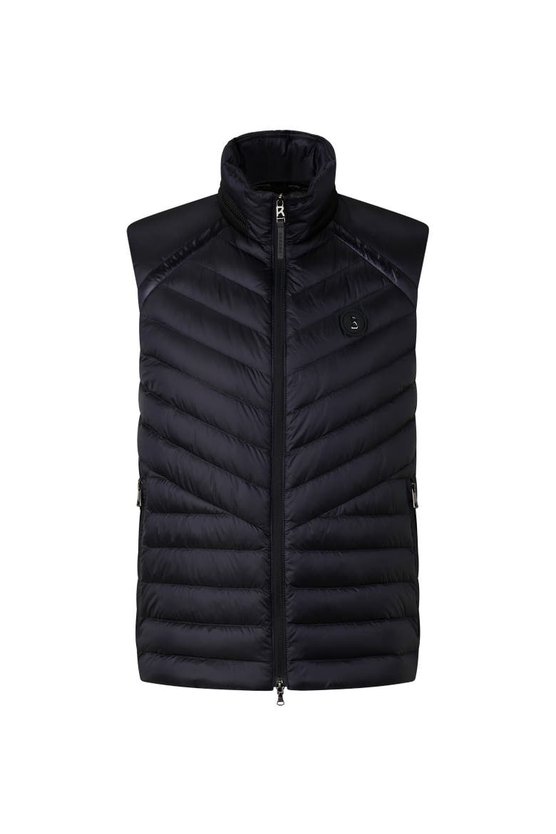 Lasse Lightweight Down Vest, Main, color, Navy blue