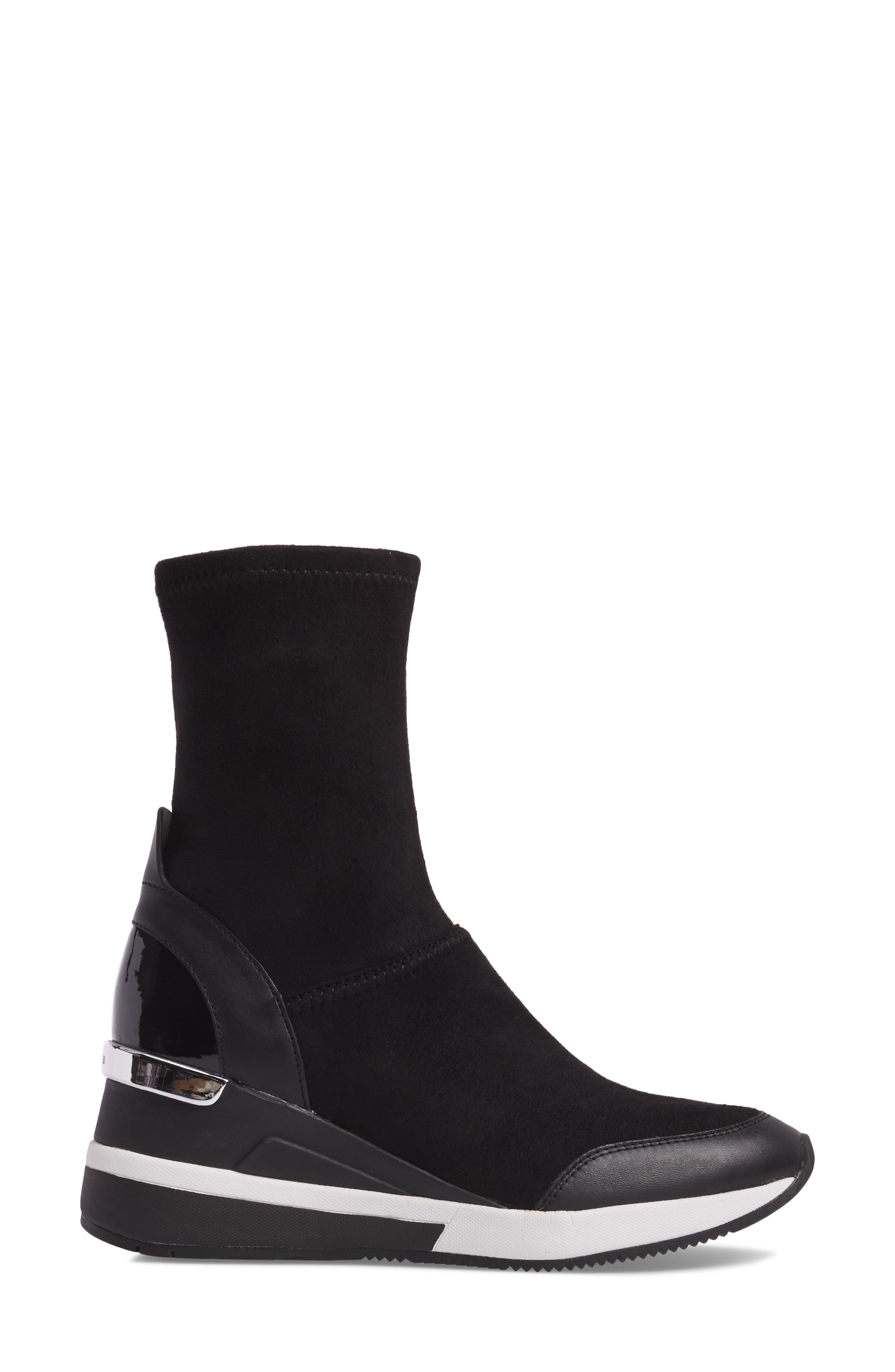 MICHAEL Michael Kors 'Ace' Wedge Sneaker Bootie, Alternate, color, 