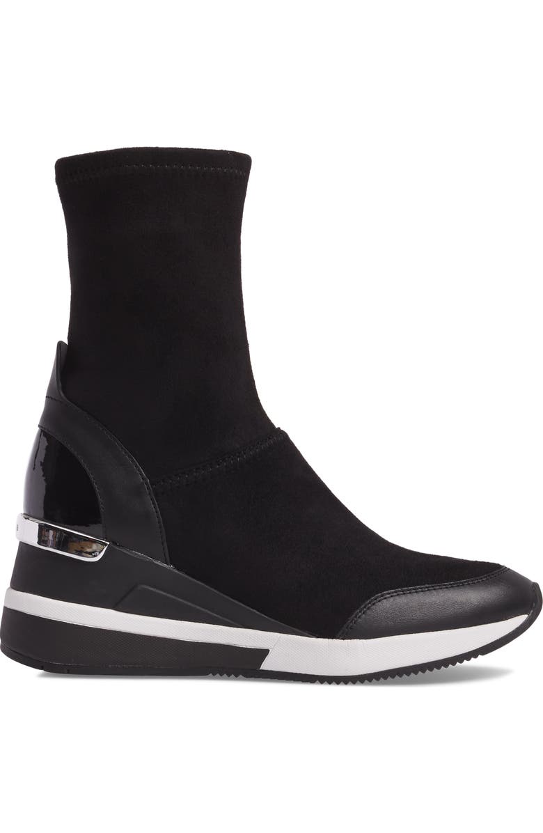 MICHAEL Michael Kors 'Ace' Wedge Sneaker Bootie, Alternate, color,