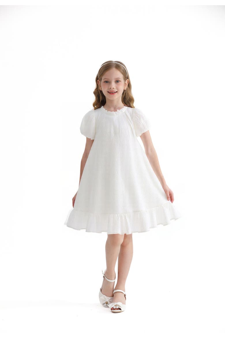 Boho Halter Dress, Alternate, color, White