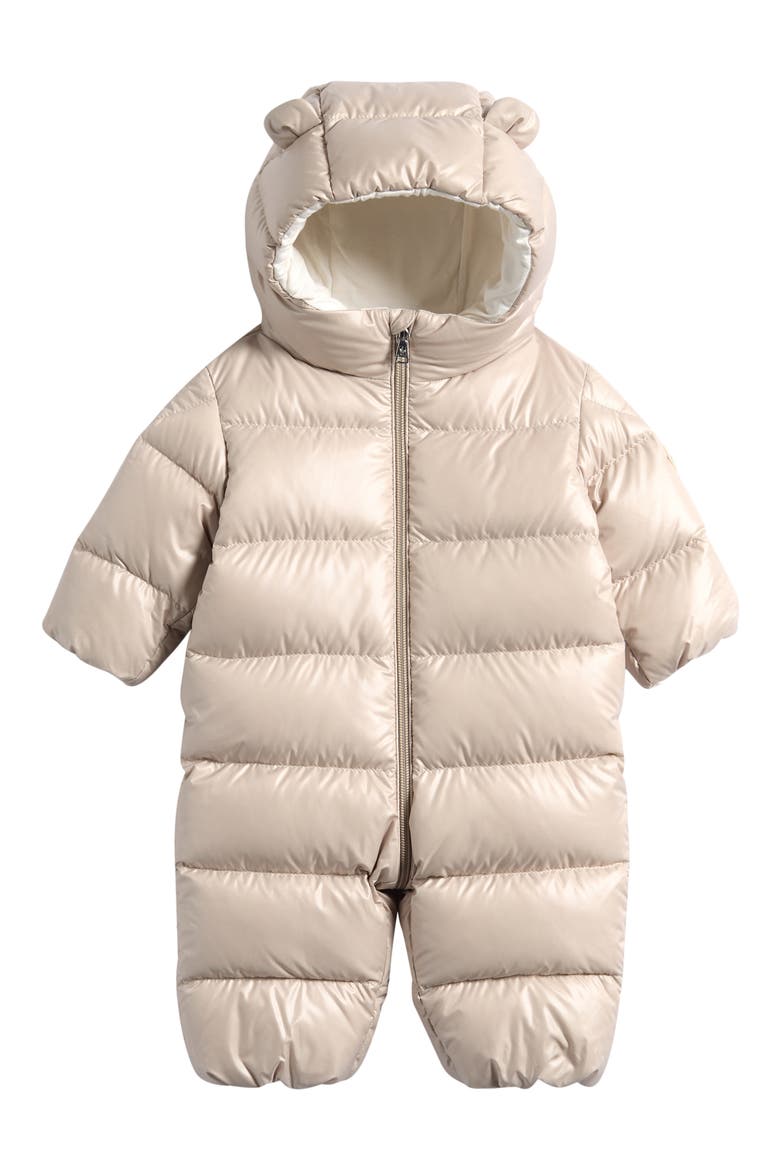 Kids' Alanie Down Hooded Snowsuit, Main, color, BEIGE
