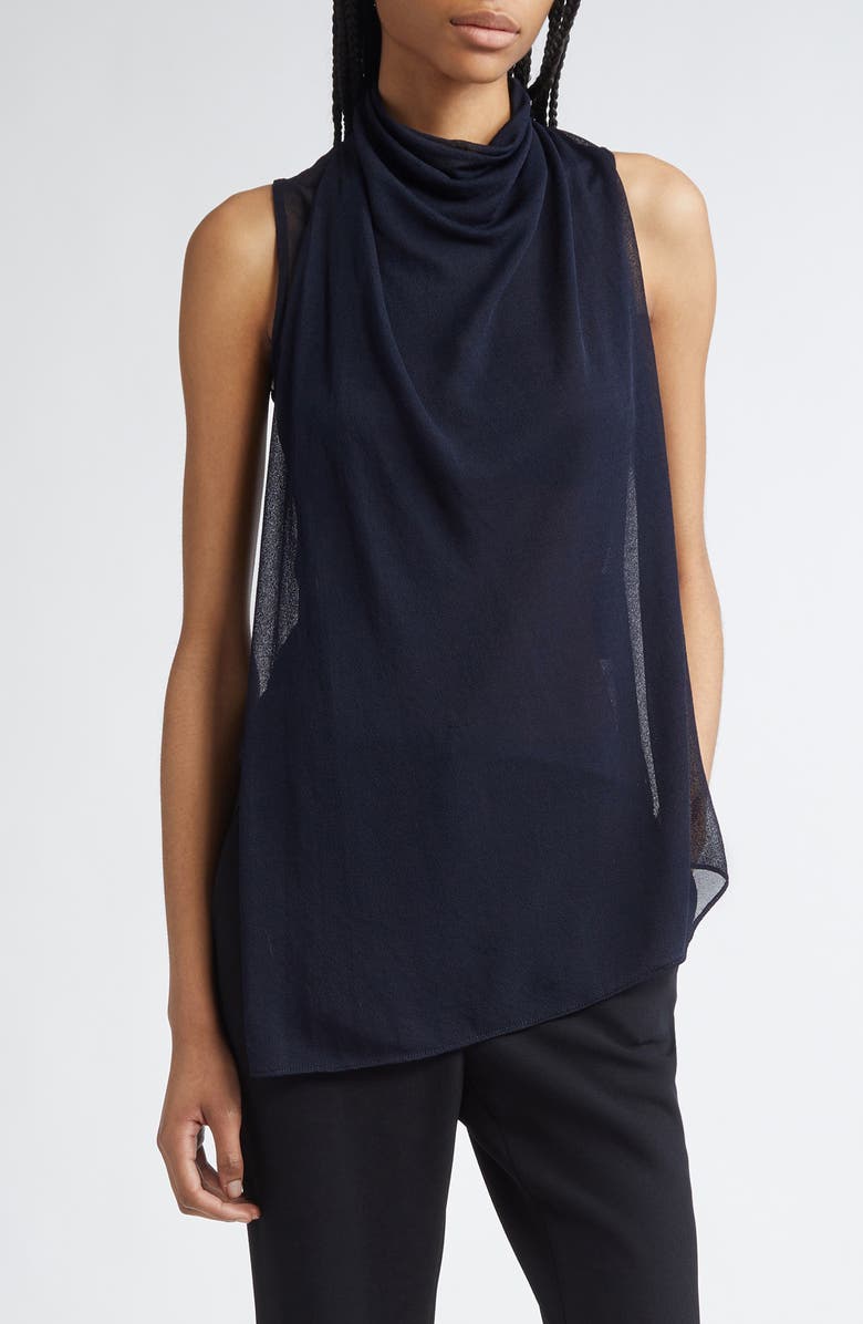 Proenza Schouler Sage Asymmetric Crepe Jersey Top, Main, color, 