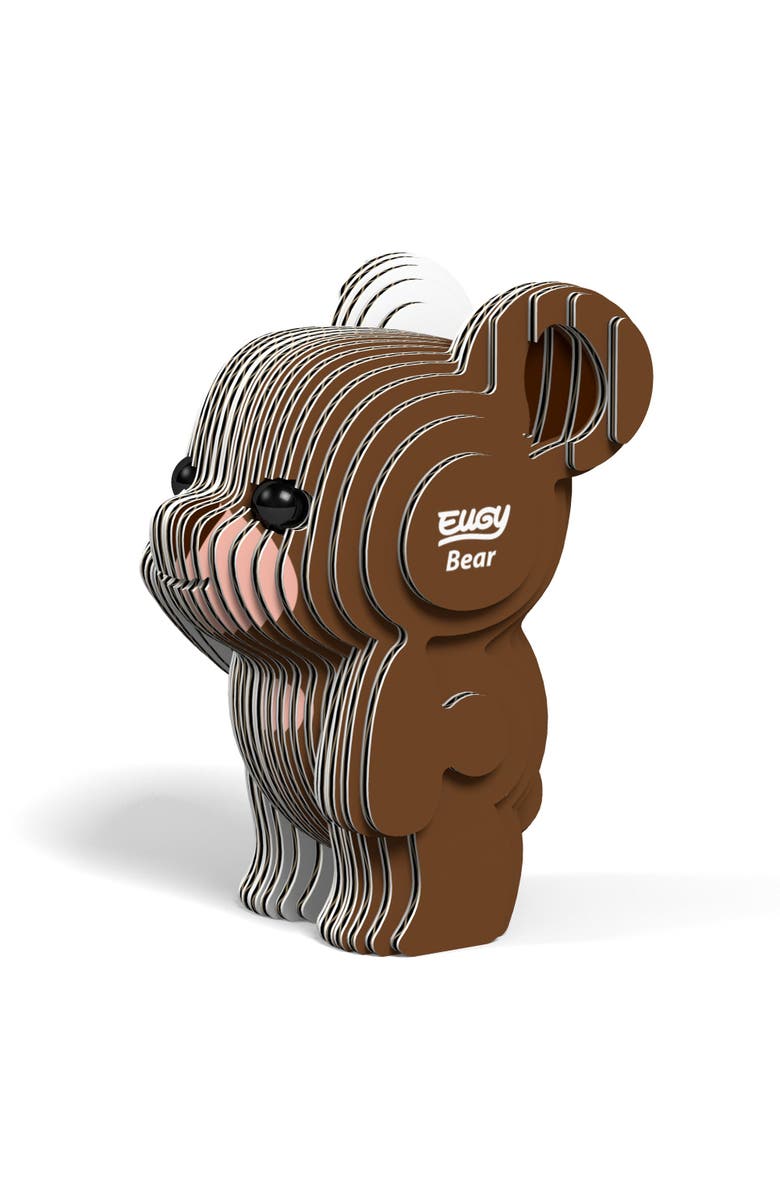 Eugy Puzzles Bear 3D Puzzle, Alternate, color, NO COLOR