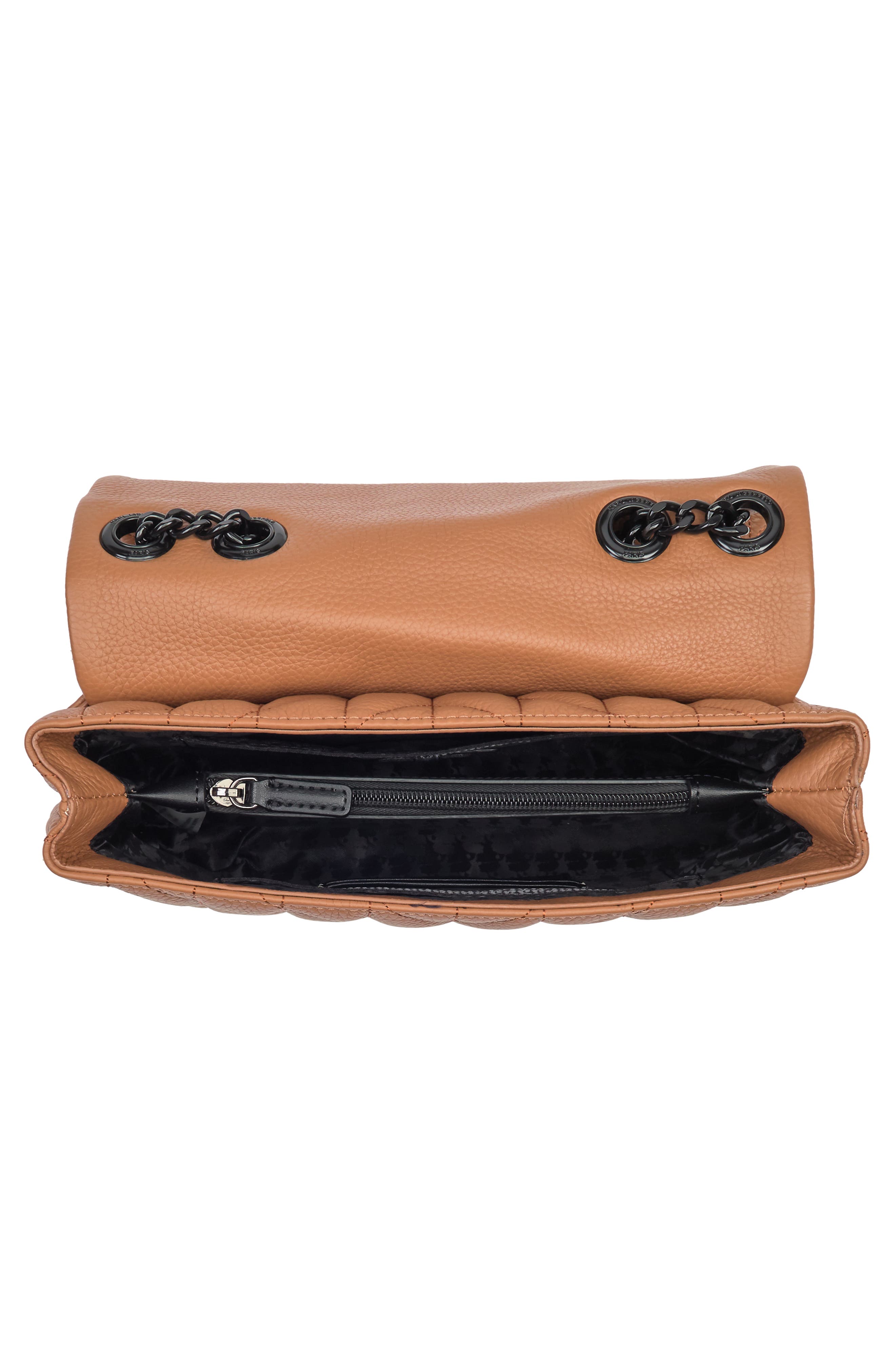 KARL LAGERFELD PARIS Lafayette Quilted Mid Shoulder Bag, Alternate, color, 