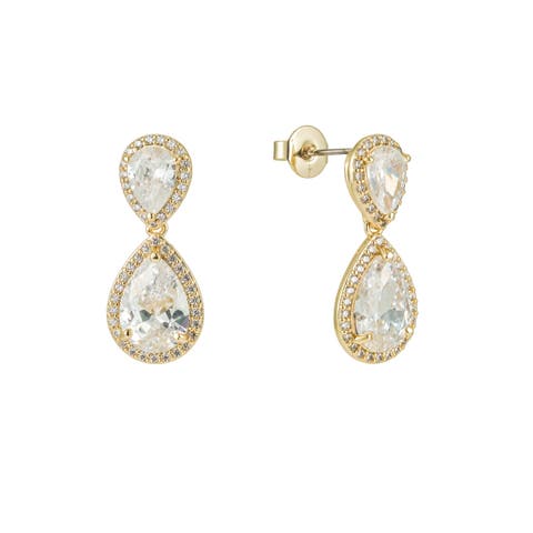 Aspen Crystal Drop Earrings