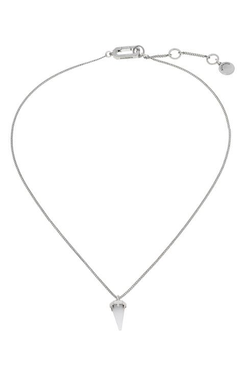 Quartz Spike Pendant Necklace