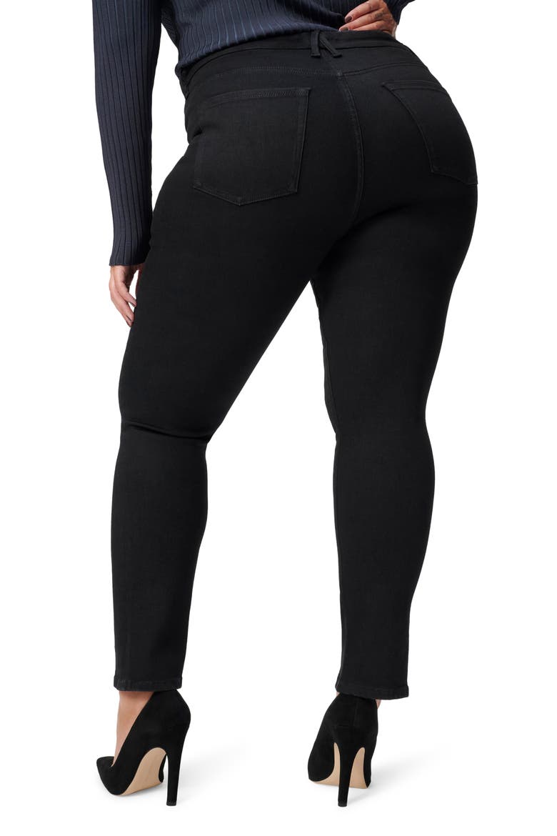 Always Classic High Waist Straight Leg Jeans, Alternate, color, BLACK165